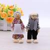 Doll Houses People 8 Family Figures Wooden Dolls Realistic Design Poseable Puppets for Imaginative Play Educational