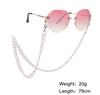 Dreamtimes Eyeglass Chain Strap Holder Cord Acrylic Sunglasses Necklace Holder Sunglasses Chain Eyewear Retainer Lanyard