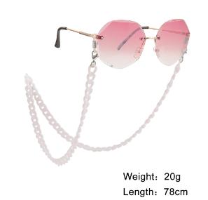 Dreamtimes Eyeglass Chain Strap Holder Cord Acrylic Sunglasses Necklace Holder Sunglasses Chain Eyewear Retainer Lanyard
