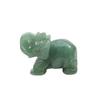 Hand Carved Gemstone Elephant Figurine, Natural Stone, Amethyst, Mini Animal Statue, Crystal Craft Chakra Meditation, Home Decor