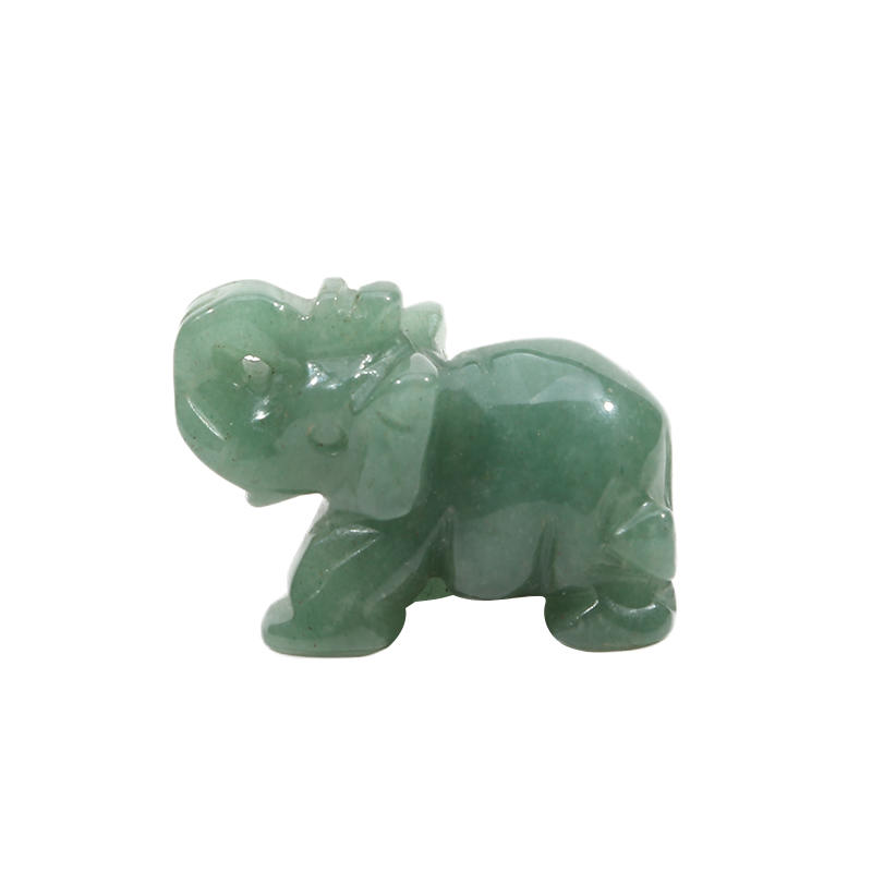 

Ручна Різьба Каменю Слон Фігурка, Натуральний Камінь, Аметист, Міні Статуетка Тварини, Кристалічне Ремесло Чакри Медитація, Декор для Дому