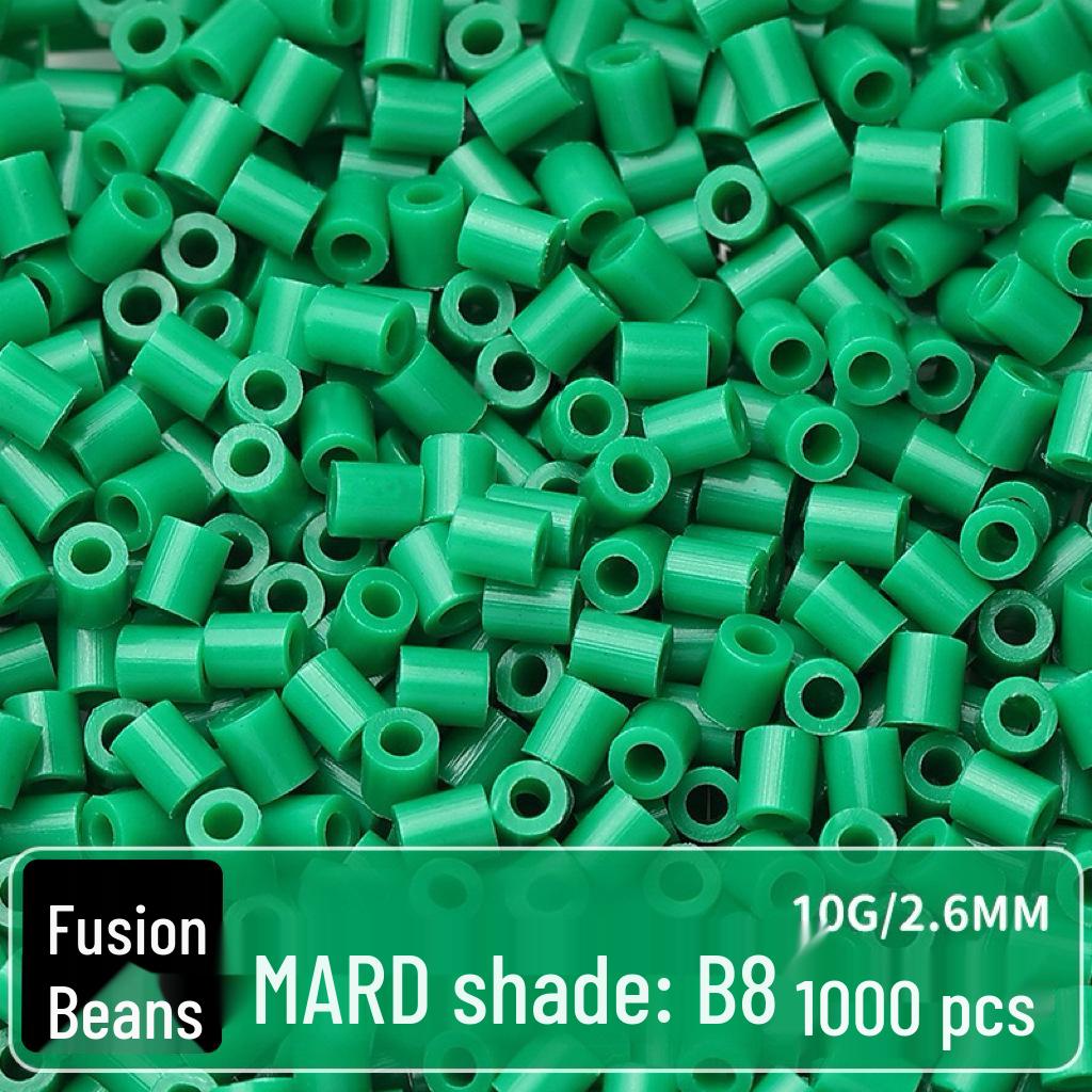 Confezione di Ricarica Perline Termofusibili da 264 Colori - 1000 Perline, 2,6 MM, Materiali per Puzzle 3D Fai da Te