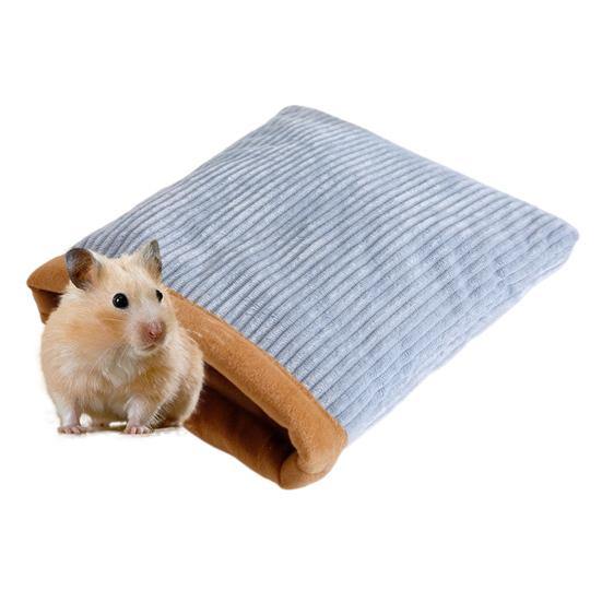 Meerschweinchen Schlafsack Tragbare Hamsterhöhle Bett Gemütlicher Kuschelsack Versteck für Haustiere Spielzeit