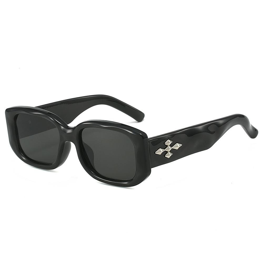 JYL TS Sunglasses Square UV High Women/50104 B-7945 блестящий розовый
