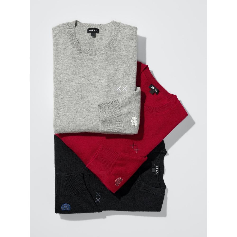 Uniqlo Japan Cows Winter Cashmere Crew Neck Sweater