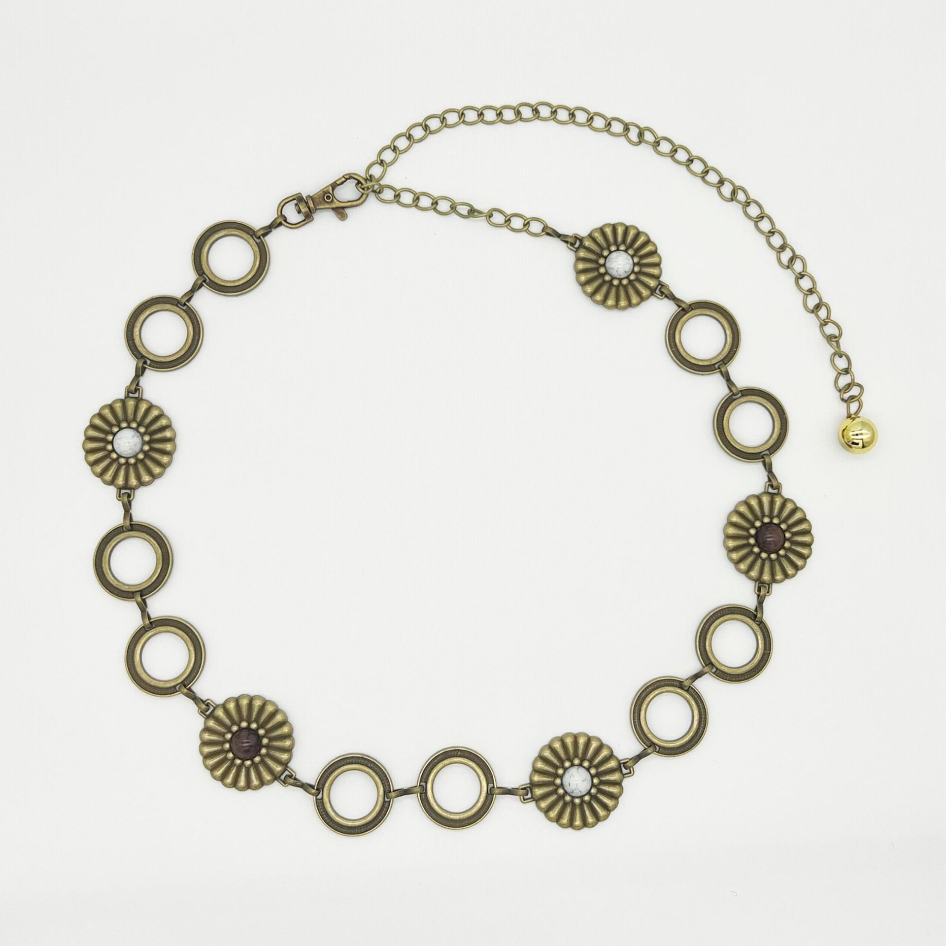 Американский Ретро Гравированный Ремень Аксессуары для Джинсов Высококлассное Ощущение Нишевое Чувство Дизайна Поясная Цепь Тренд