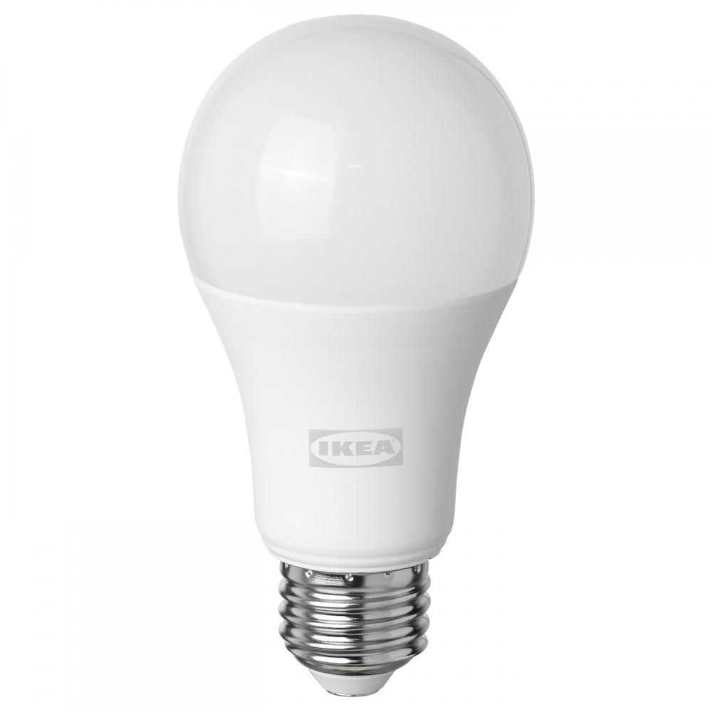 

Светодиодная лампа IKEA TRÅDFRI E26, 1055 люмен, сферическая, белого цвета с регулируемой яркостью