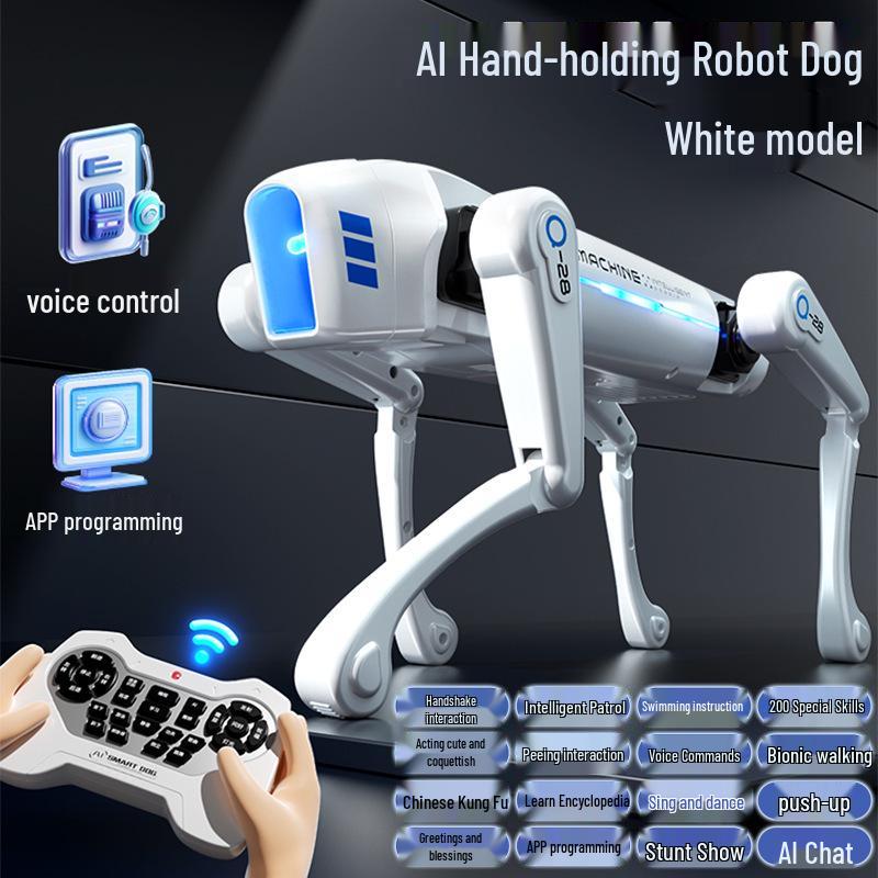 Yushu Bionic AI Robot Dog: Intelligent Remote-Controlled Pet with Somersault Ability