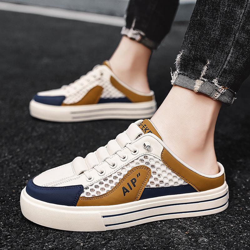 

Men s shoes 2025 summer new breathable mesh sports leisure ins trend trendy brand fashion board shoes student trendy shoes 39