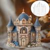 DIY Castle shaped Candle Silicone Mold House Candle Mould European style Villa Dome House Castle Resin Concrete Gypsum Molds