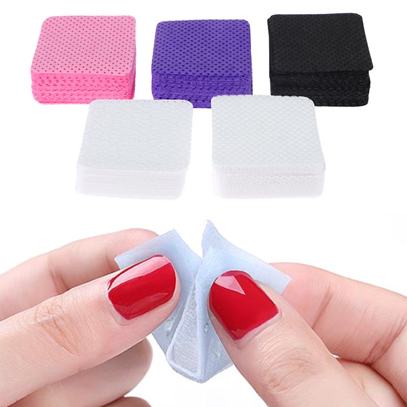 200Pcs/Pack Nail Wipes Nail Cotton Pads Nail Polish Remover Glue Removal Pads Cleaning Wipes Nail Art Cleaning Manicure Tools