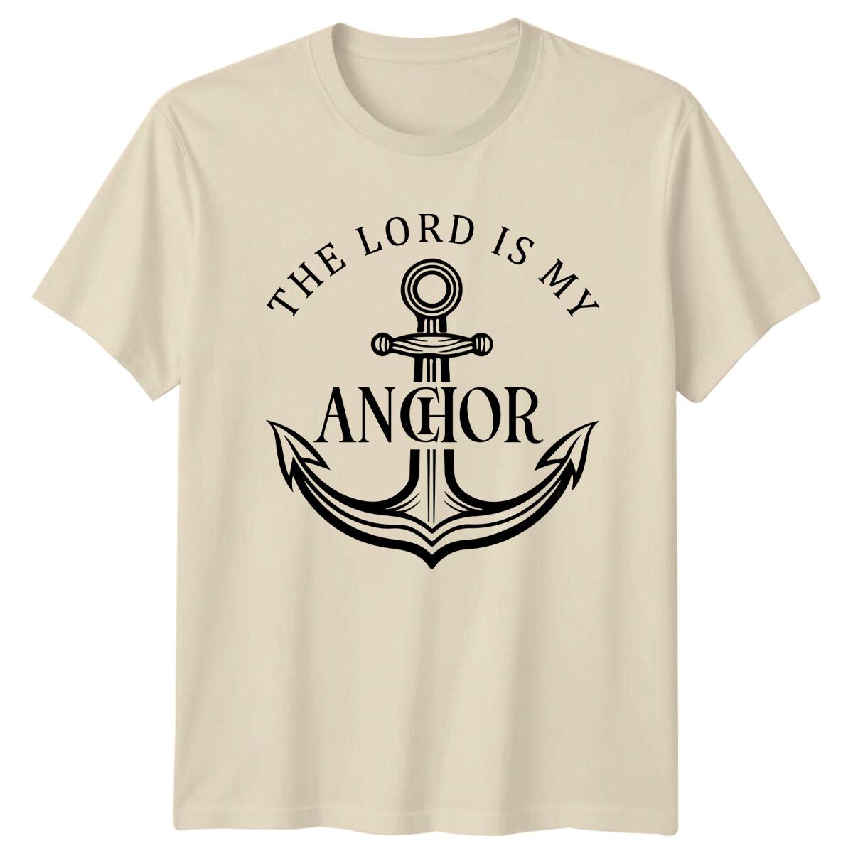 The Lord Is My Anchor Christian Faith Graphic T-Shirt XXXXL