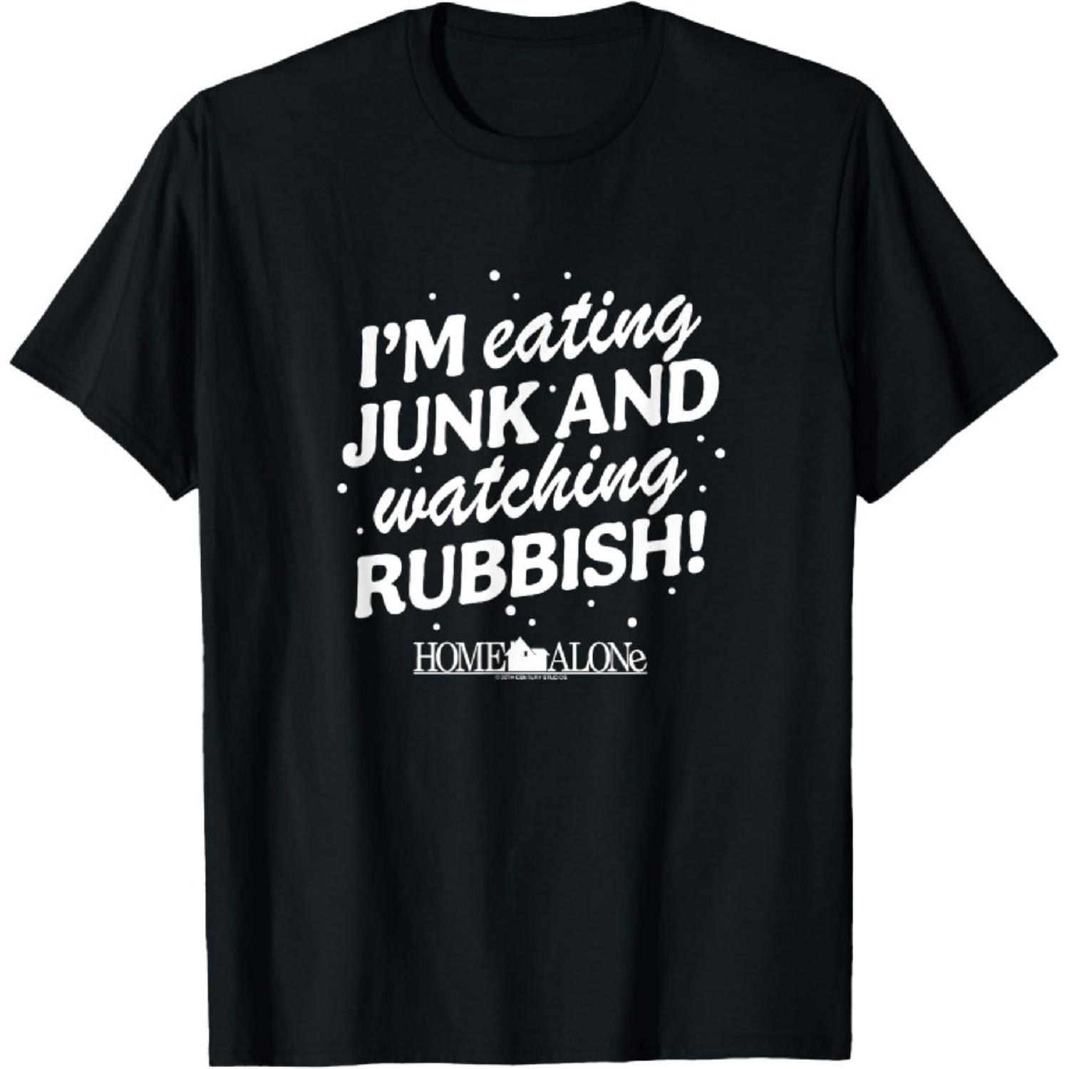 

Home Alone - Eating Junk and Rubbish T-Shirt XXXXXL чорний