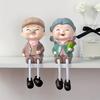 Charming Couple Hanging Dolls , Resin Wall Decor for Living Room, Wine Cabinet , Wedding Decoration , Perfect Gift Idea