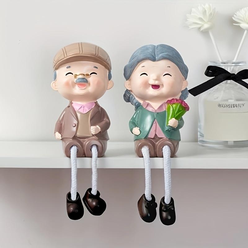 Charming Couple Hanging Dolls , Resin Wall Decor for Living Room, Wine Cabinet , Wedding Decoration , Perfect Gift Idea