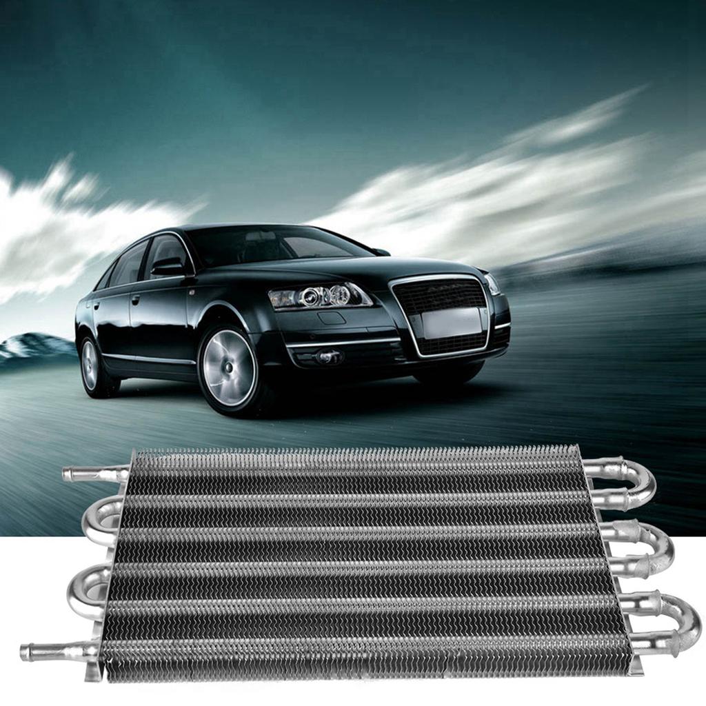 Car 6 Row Remote Transmission Oil Cooler Kit Auto Manual Radiator Converter
