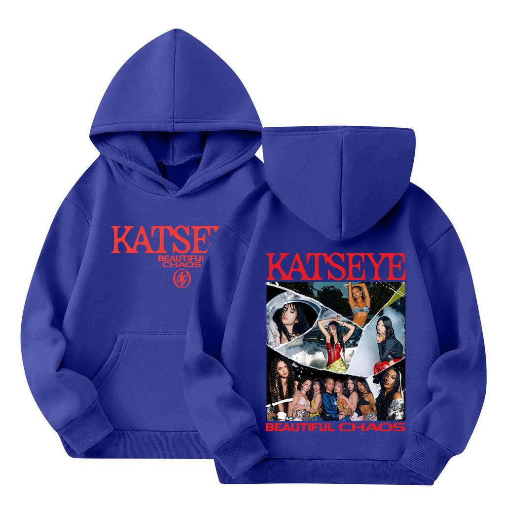 Children's Hooded Gradient Printed Long Sleeved Sweatshirt Loose Women's Sweatshirt  Sweatshirt