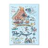Mickey Friends Design Park Map Disney Souvenir Disney Resort & Mirror, Hand-Drawn Series, Design, [Tokyo Exclusive]