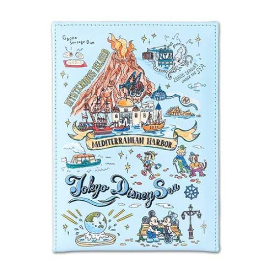 Mickey Friends Design Park Map Disney Souvenir Disney Resort & Mirror, Hand-Drawn Series, Design, [Tokyo Exclusive]