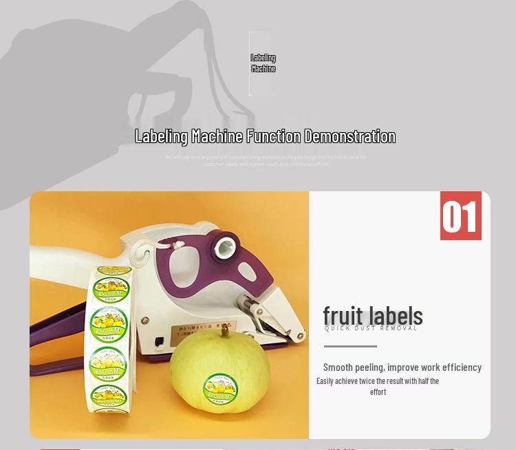ZONESUN Handheld Fast Labeling Machine for Bottles & Flat Surfaces