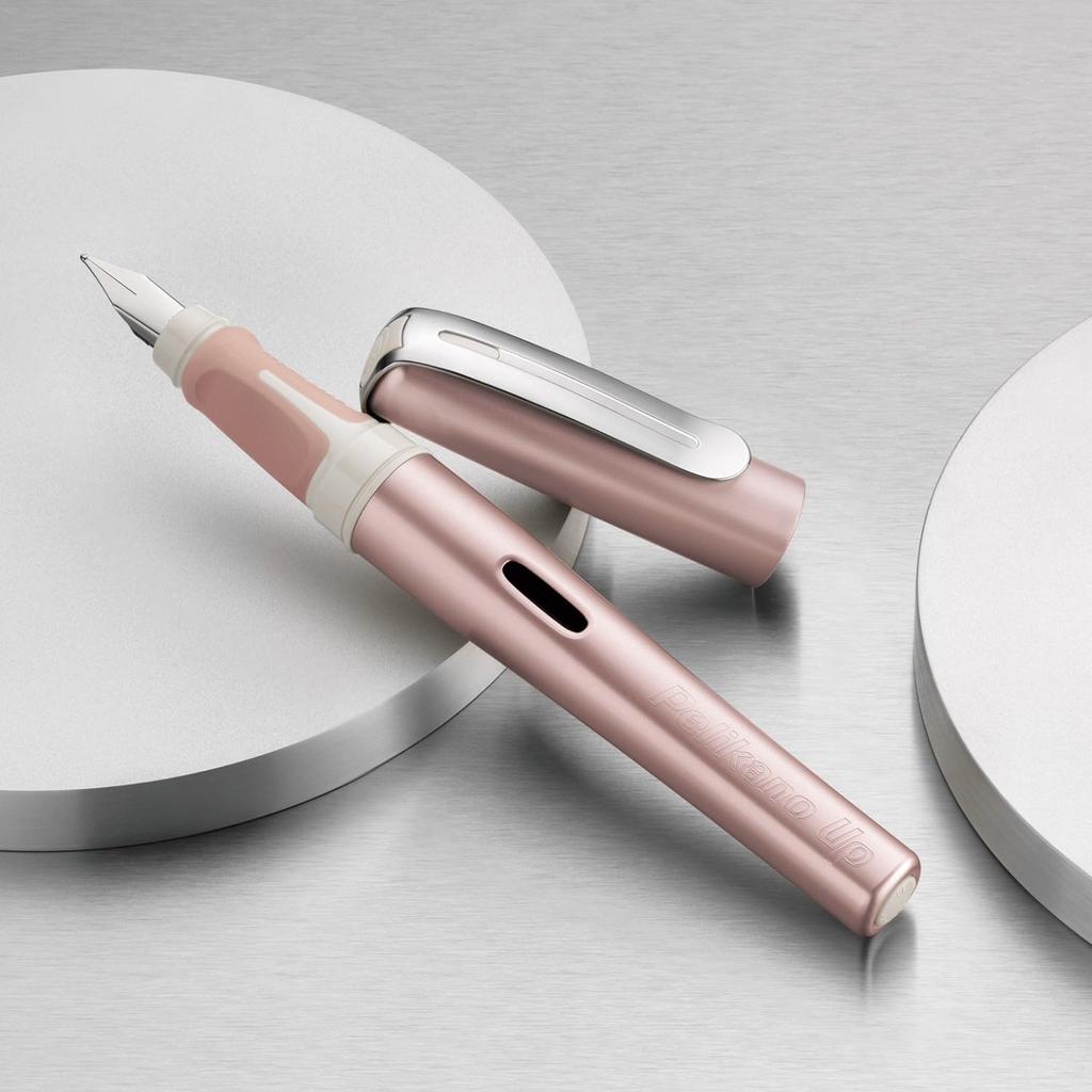 Pelikan Fyllpenna F Fin Spets Roséguld Pellicano Up Dubbelanvändning Officiell Import