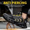 Rotating Button New Safety Shoes Men Anti-smash Anti-puncture Work Shoes Fashion Men Sport Shoes Security Protective Boots Men