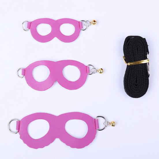 Hamster Leash Set Extended Lanyard Buckle Bells Small Chinchilla Lead Walking Running Chest Strap