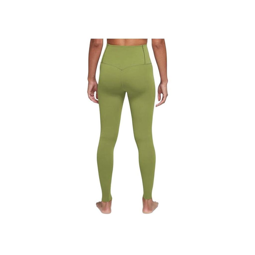 Nike High Waist Training Tights Women Bottoms Green DQ6016-377