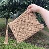 2025 Woven Tassel One-Shoulder Crossbody Clutch