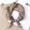 Silk Square Scarf Women 53x53cm Lightweight Pure Mulberry Neck Classic British Style Accessory