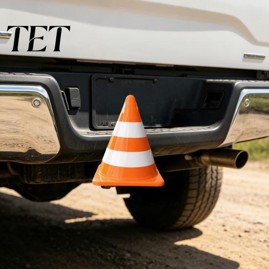 Truck Towing Hitch Plugs Traffic Cone Trailer Cover, Funny Cone-Shaped Ball Cap, Tow Protector UV-Resistant Protective Cover for Balls, SUV Accessory
