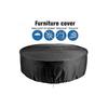 Round Terrace Furniture Cover, Waterproof Outdoor Table And Chair Cover, Outdoor Furniture Cover