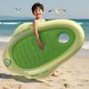Press Inflatable Children Water Float Board Thick PVC Construction Non Slip Handles For Swimming Safety
