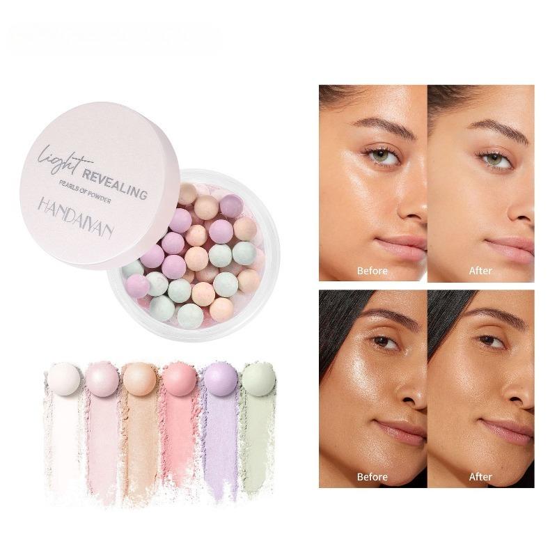 Setting Powder Ball - Five-color Highlight and Contour Shimmer Anti-Oil Long-lasting Setting Powder