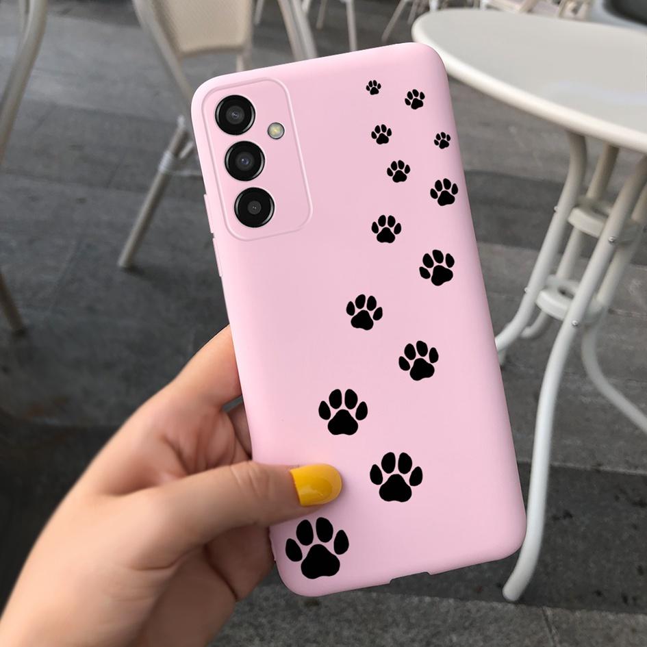 For Samsung M13 Case SM-M135F M 13 Cover Cute Cartoon Love Heart Butterfly Bumper For Samsung Galaxy M13 4G Soft Silicone Fundas
