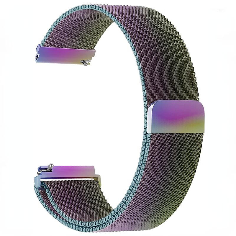 22mm 20mm Milanese Loop Strap For Amazfit Active 2 GTS/GTR 4 Samsung Watch7/6/5/4 Metal Bracelet Huawei Watch GT5-4-3-2 Pro Band