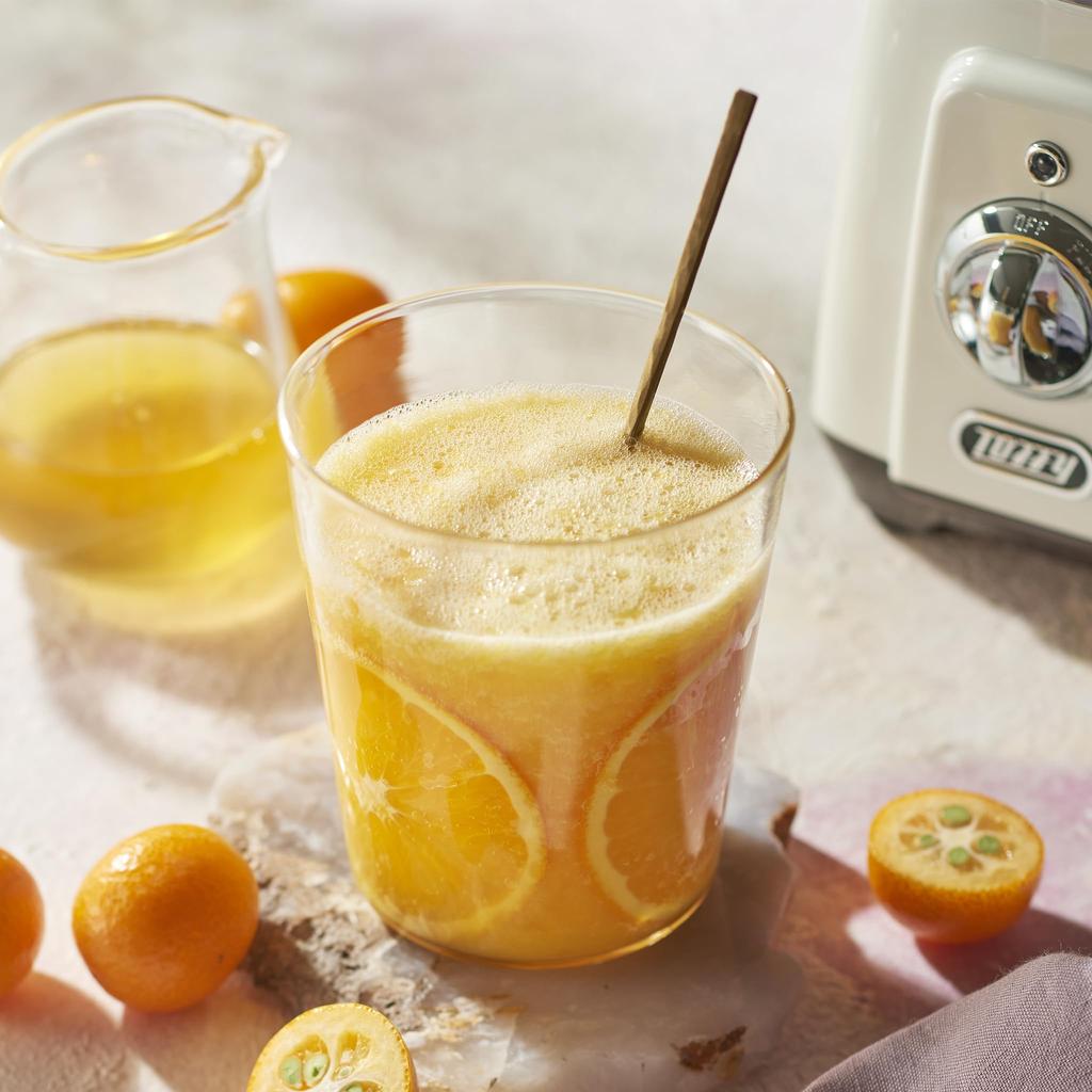 glass blender Retro blender mixer juicer up to 600ml rotation speed pulse function Compatible with ice and frozen fruit Living alone or living with