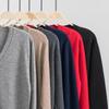 Hengyuanxiang Women's Pure Wool V-Neck Cardigan Sweater