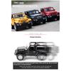 1/32 Scale Jeep Wrangler Rubicon Alloy Car Model Diecast Metal Toy Off Road Vehicles Sound Light Children Toy Trendy Display Ornament