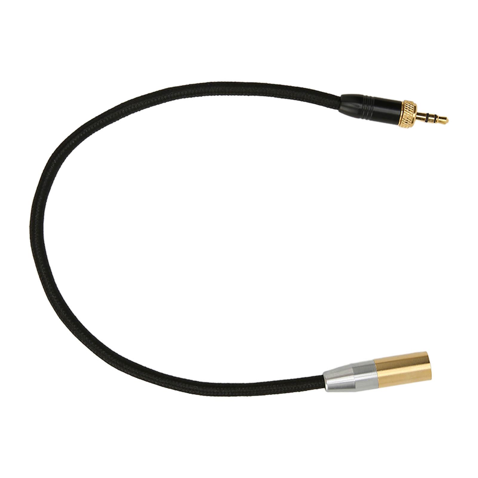 

3,5 мм - Mini XLR кабель с внутренней резьбой, позолоченный 3-контактный стерео бесшумный звуковой адаптер шнур для