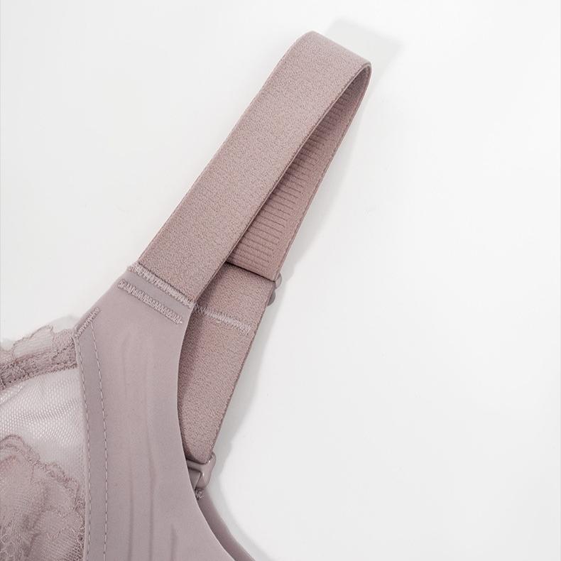 Large Lace Bra Adjustable Soft Support Bra for Women Seamless and Without Steel Rings