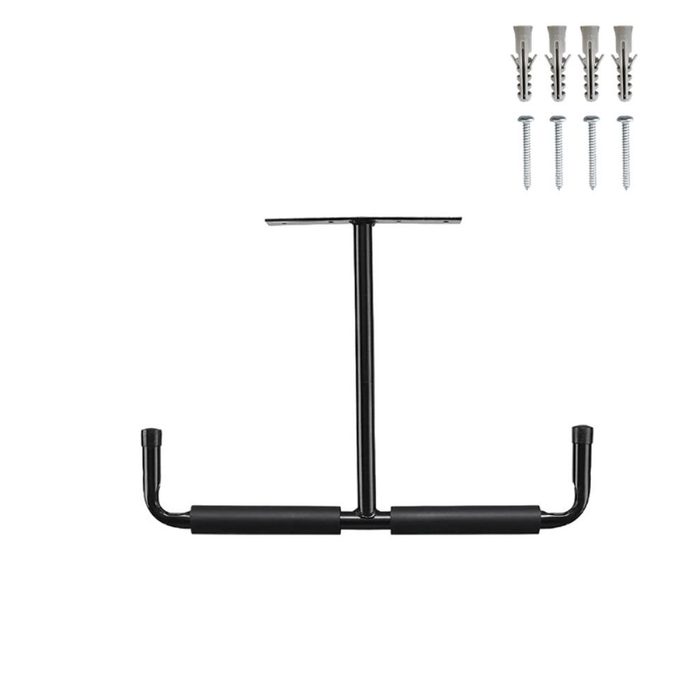 Wall Mounted Ceiling Rack Shelf Rust-resistant Overhead Garage Storage Hook  Ladder