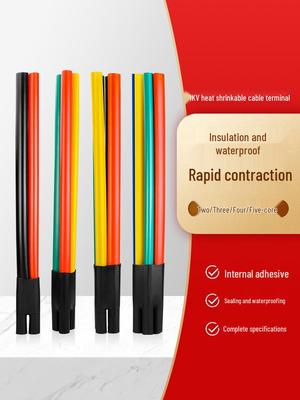 Low-Voltage Power Cord Heat Shrink Tube with Wear-Resistant Insulation, Five-Finger Termination