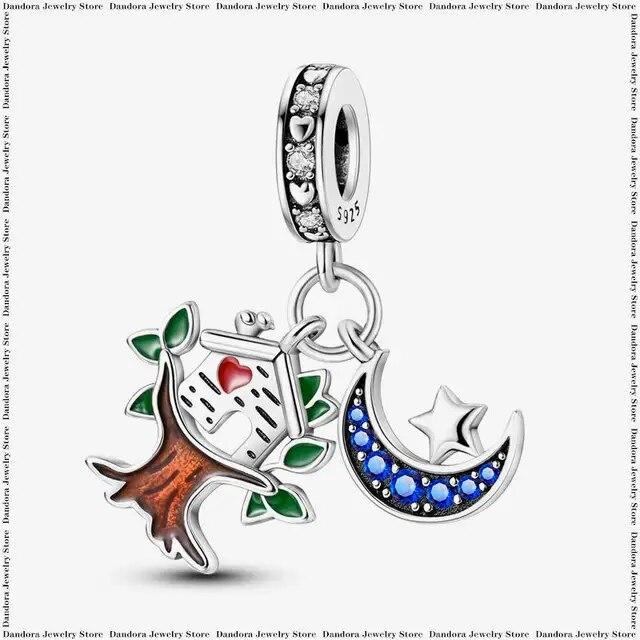 Three Piece Set Charm Beads Fits Charms Bracelet for Women 925 Silver Pendant Bead DIY Jewelry Gift