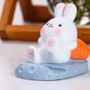 Cute   Cell Phone Stand Cartoon Resin Bunny Phone Holder Desk for Student Room Decoration