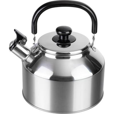 Fuefuki Wide Mouth Kettle Kettle Compatible with Appropriate Capacity Easy To Wash Stainless Steel Rilakan Silver 4.6L IH/Gas 3.6L RB-2236