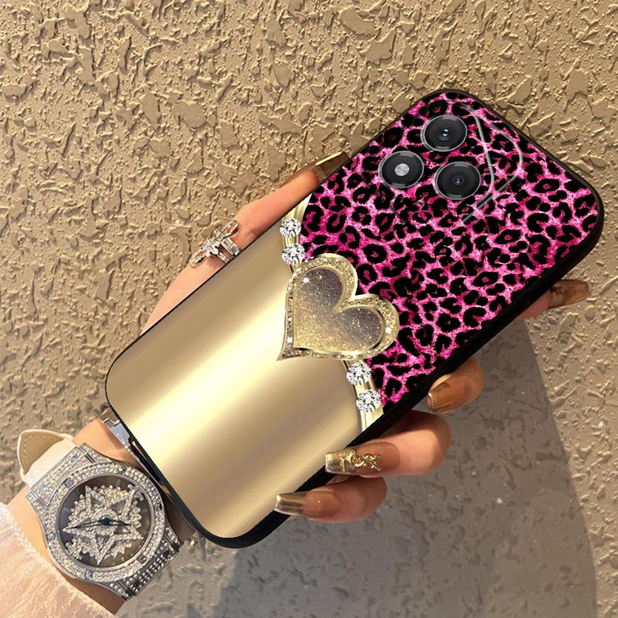 Creative Leopard Print Art Funda Phone Cover Case for Honor X7 Magic5Lite X5b X6 X9a 200 400 Lite 70 90 X8 8X