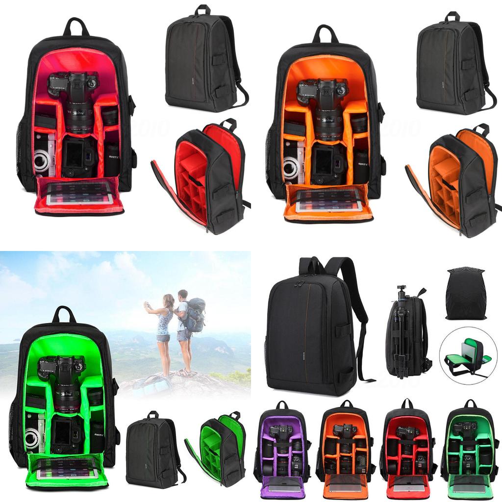 Sac Camera Étanche À Dos Pour Dslr Reflex Eos Nikon À Boitier Lentilles