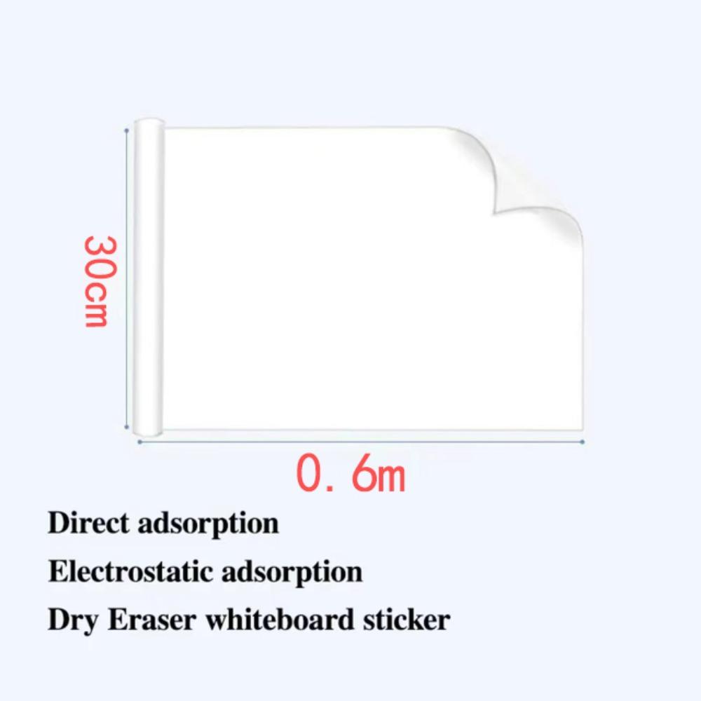 No-Glue Dry Erase Whiteboard PVC Writable Wall Sheet New Whiteboard Wall Sticker Kids Drawing