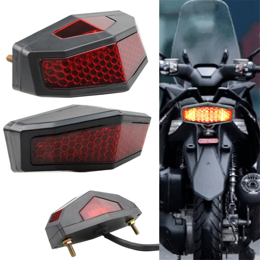 12V 5In1 Motorcycle ATV LED Rear Tail Brake Stop Signal Lamp Turn Signal Light